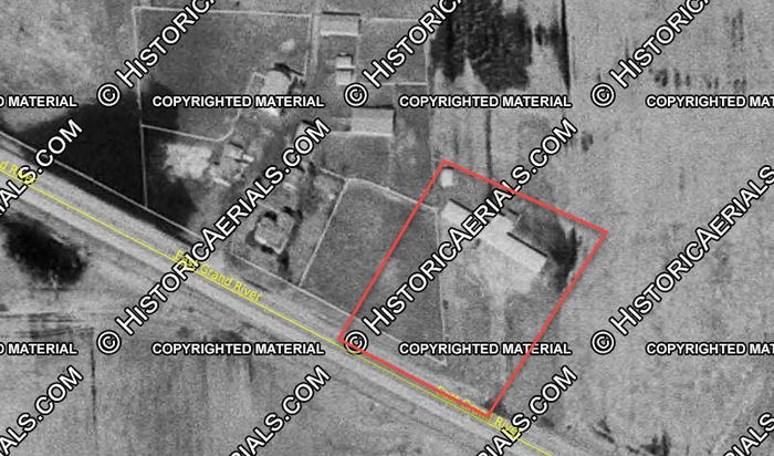 Williamston Inn (Indian Head Motel) - 1967 Aerial (newer photo)